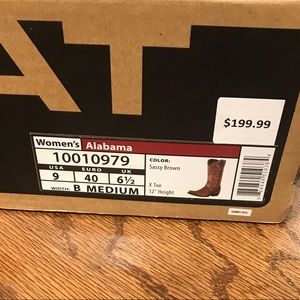 Ariat Alabama Women’s Size 9 Boots